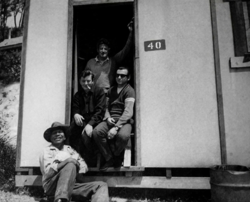 L to R Tiger Williams, Dutchy Holland, Dave Farley, Frank Kostel